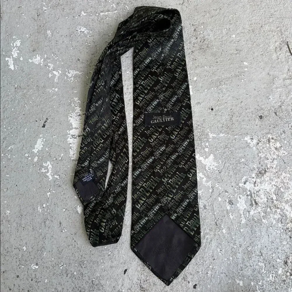 Jean Paul Gaultier silk tie
